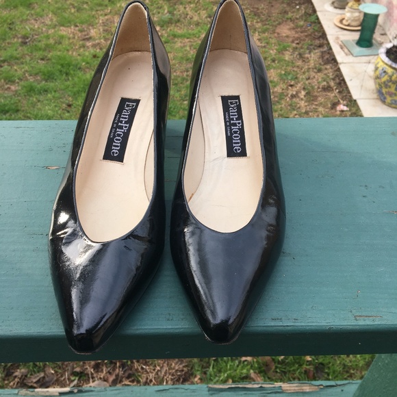 Evan Picone patent leather heels, 9M - Picture 1 of 5